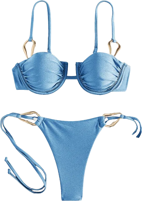 Bikini azul cielo